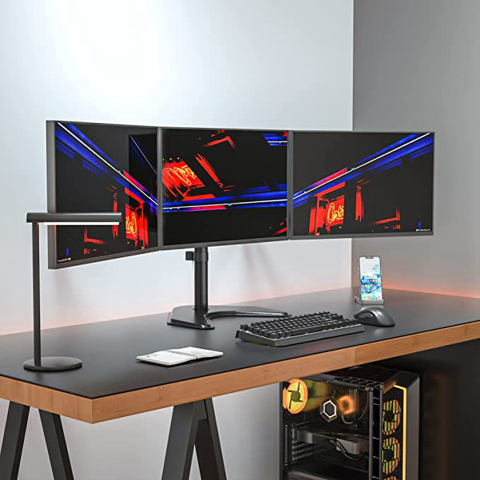 Free Standing Triple LCD Monitor